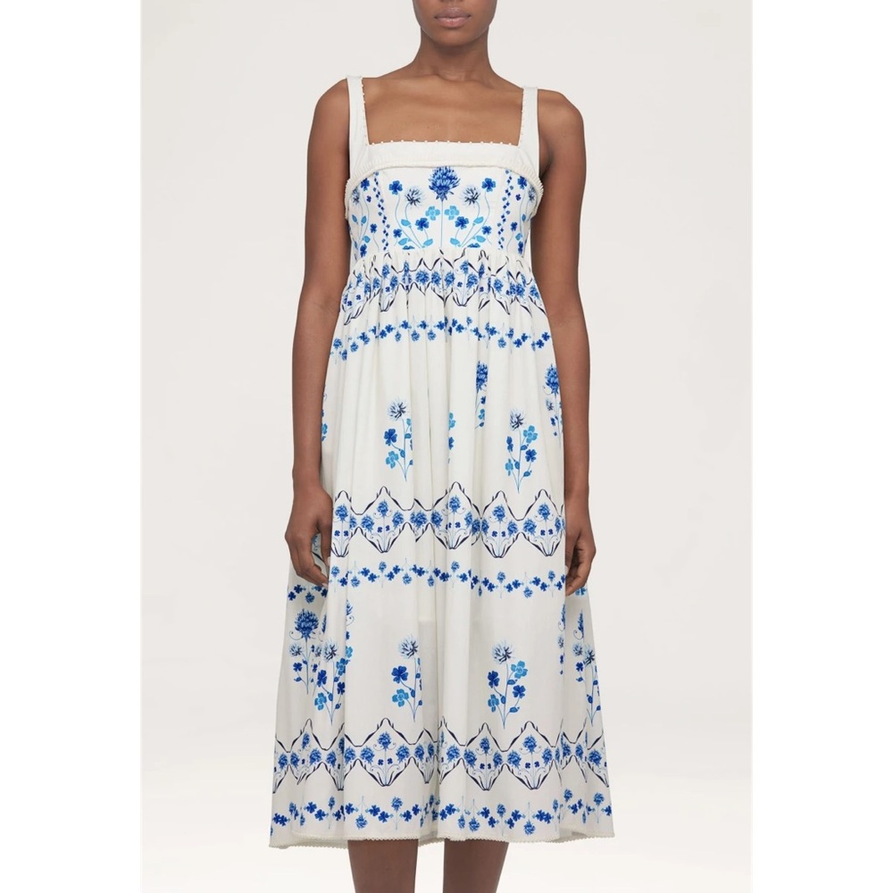 Agua by Agua Bendita Barbara Ventura floral midi dress XL
